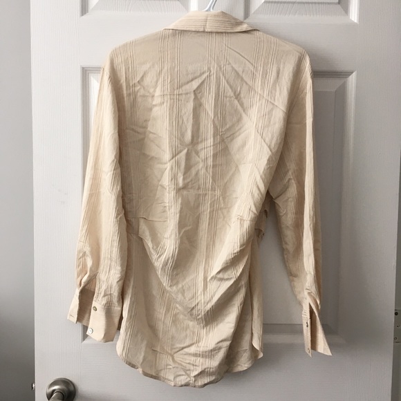 Mango stripped structured shirt, S/4 - Picture 6 of 7